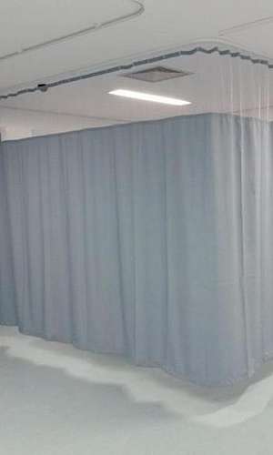 Cortina divisória hospitalar Cortina divisória hospitalar