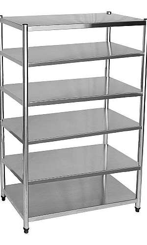 Estantes e prateleiras em aço inox Estantes e prateleiras em aço inox